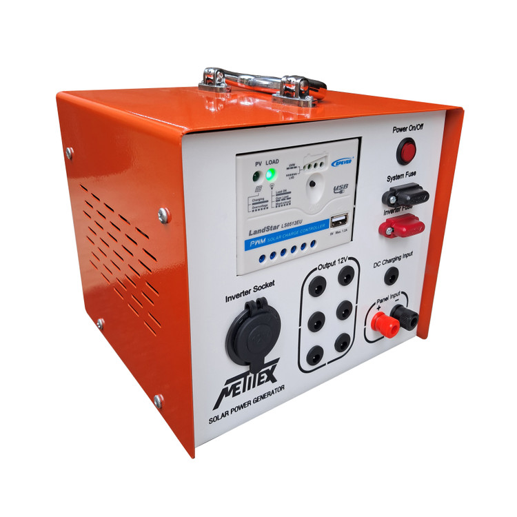 ژنراتور برق خورشیدی بدنه فلزی مدل SPG2160512-01 برند Metitex