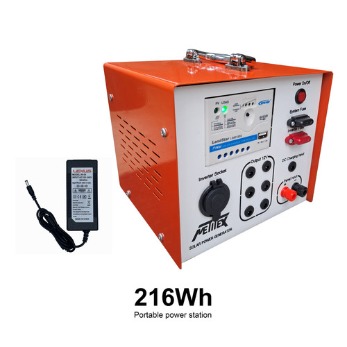 خرید پاور استیشن قیمت مناسب پرتابل (Portable) 216 وات ساعت بدنه فلزی محکم