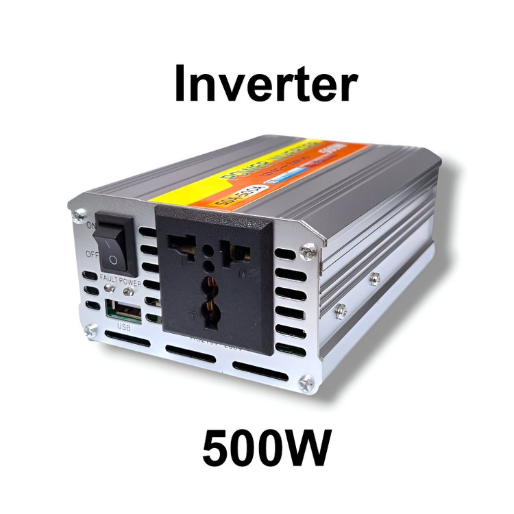 اینورتر 500 وات، برای تولید برق 220 ولت با USB شارژ موبایل