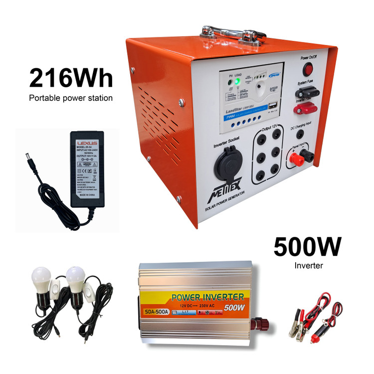 خرید Power Station قابل حمل 216Wh همراه با اینورتر (Inverter) 500 وات